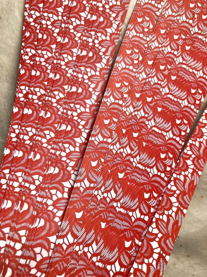 lace paper strips Lace paper strips