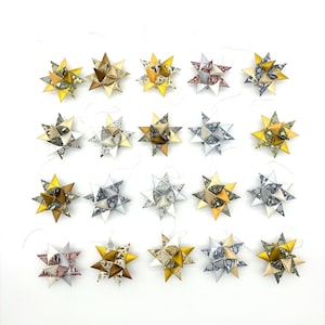 Moravian Paper Star Ornaments ~Shimmer Christmas Tree Mix (3 inch)