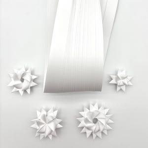 White~ Froebel Paper Strips (50ct)