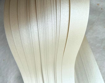 Champagne Shimmer~ Froebel Paper Strips (50ct)