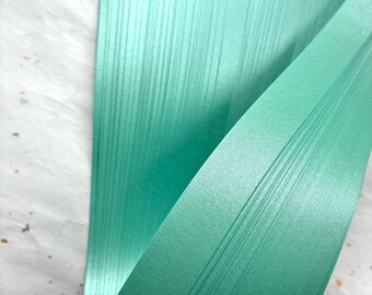 Aqua Shimmer~ Froebel Paper Strips (50ct)