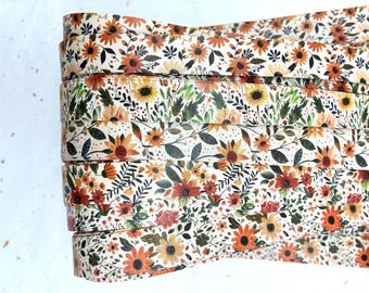 Autumn Floral~ Froebel Paper Strips (56ct)