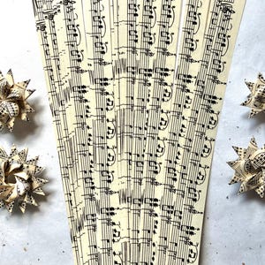 Music, Vintage~ Froebel Paper Strips (52ct)