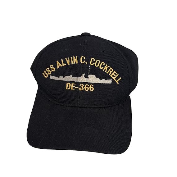 USS Alvin C. Cockrell DE-366 Navy Ship Military Baseball Cap Hat