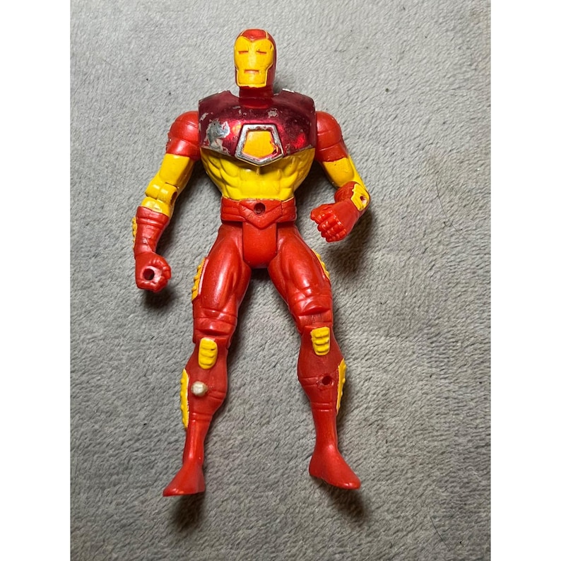 Vintage 1994 Toy Biz Iron Man Action Figure Marvel Comics 5in Retro Loose image 1