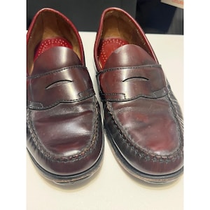 NEW!! Men’s Johnston & Men’s Classic Burgundy Leather Penny Loafers Size 11.5B Johnston & Murphy Men main image 2
