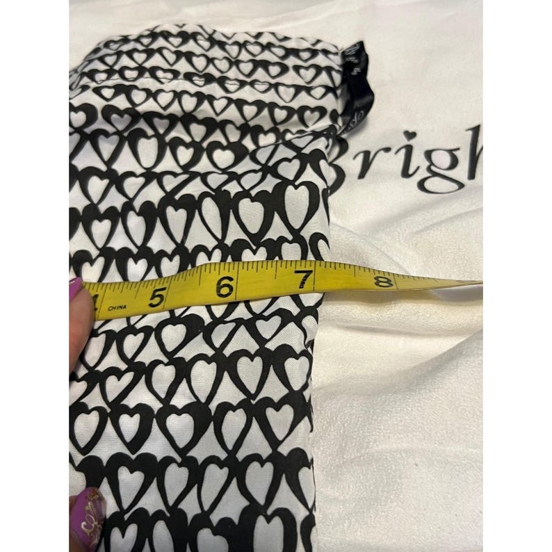 Brighton Dust Bag Lot 3 White Logo Heart Print Drawstring Storage Pouches image 2