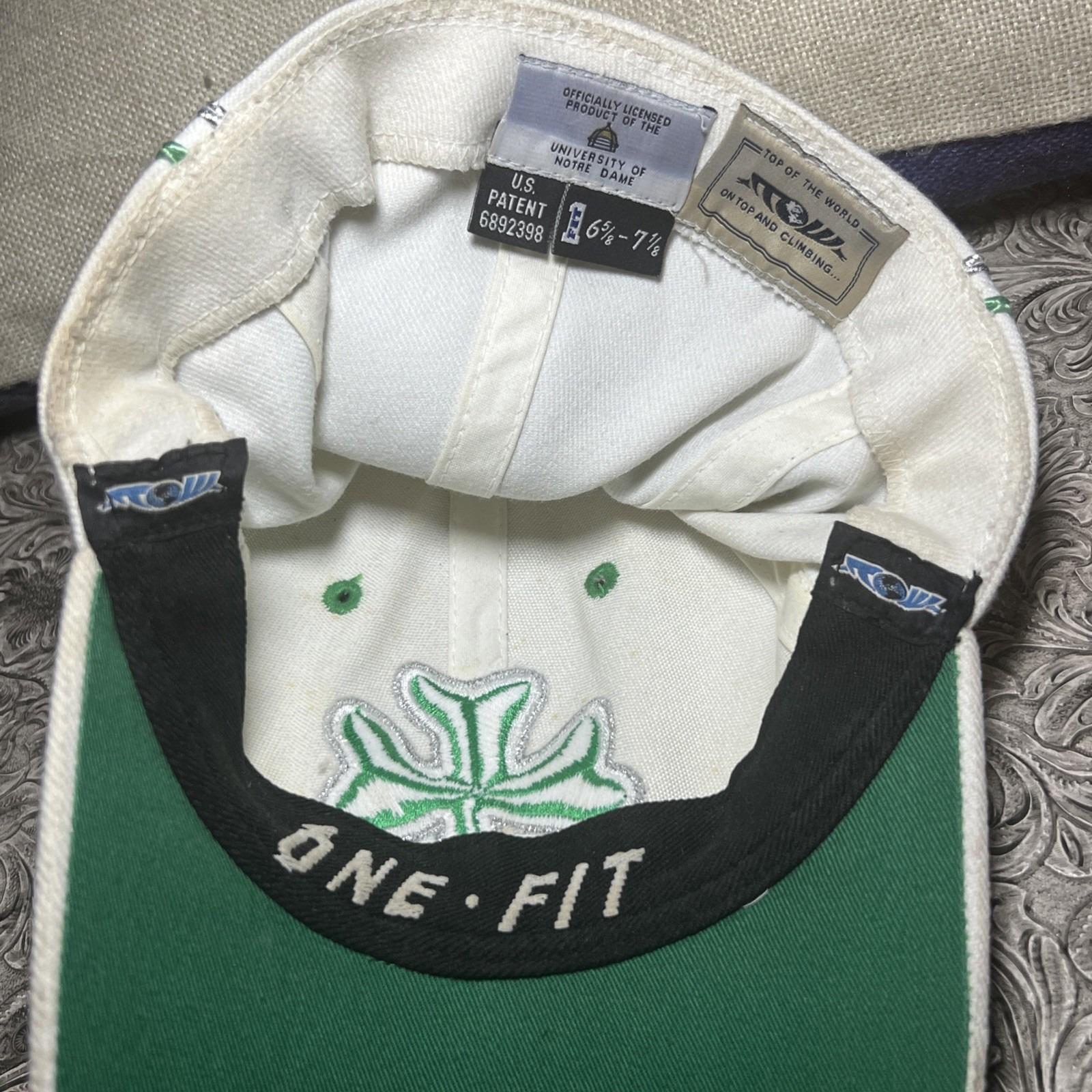 Vintage Notre Dame Fighting Irish Hat Snapback Rare Top the  display picture 2