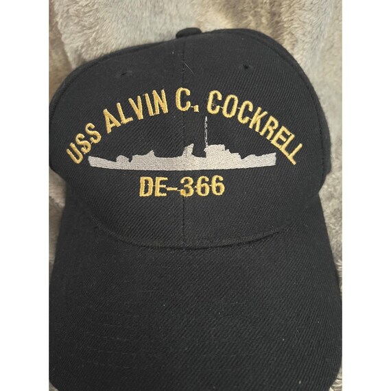 USS Alvin C. Cockrell DE-366 Navy Ship Military Baseball Cap Hat View 6