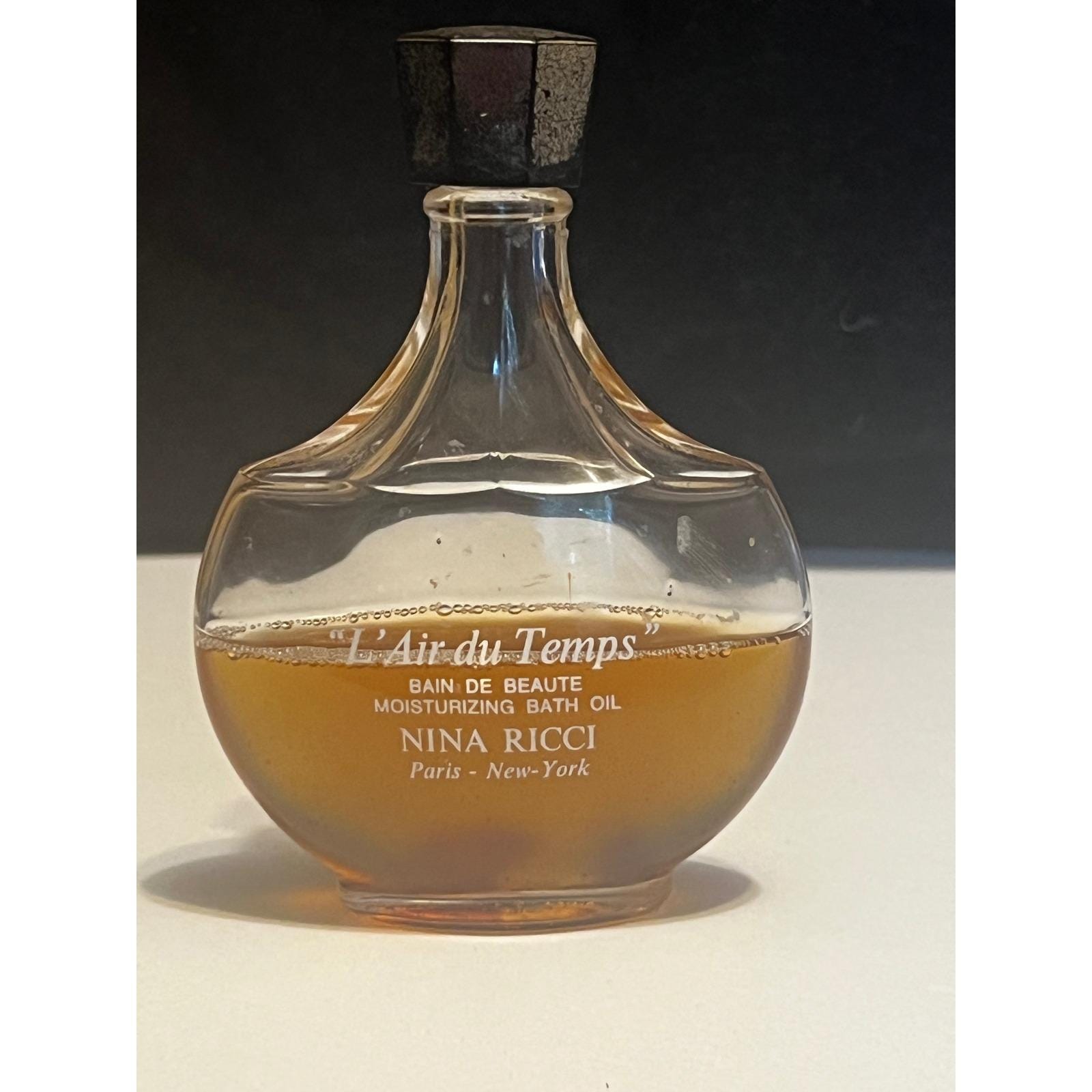 Nina Ricci L'Air du Temps Moisturizing Bath Oil Vintage Beauty Collectible 50%