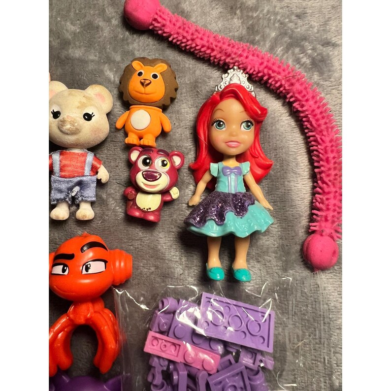 Disney Ariel Mini Doll Toy Story Lotso Mixed Toy Lot Figures Accessories Kids image 2