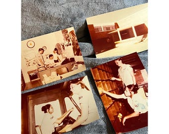Vintage 1974 Spain US Air Force Women Photo Lot 4x6 Candid Office Military 1970s