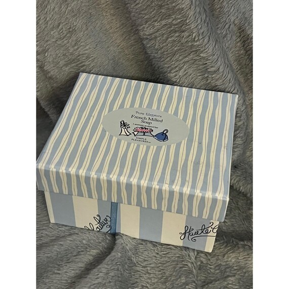 2004 Simple Pleasures French Milled Soap Gift Set Sleep Mask Pure Elegance