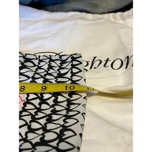 Brighton Dust Bag Lot 3 White Logo Heart Print Drawstring Storage Pouches image 3