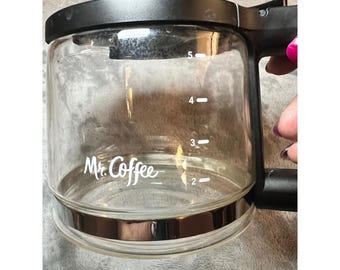 Replacement Rival Mainstays 5 Cup Coffee Maker Part, Glass Carafe & Lid -  Etsy