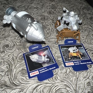 Corgis Apollo 11 Modul Modul & Mondlandefähre mit Karten