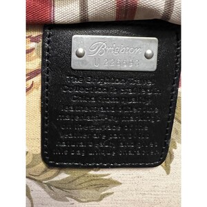 Retired Brighton Red Black Croc Print Laptop Travel Bag Weekender Carryall image 10