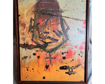 Keith Warrior II Abstract Expressionist Signed Limited Edition Canvas Art 3/150