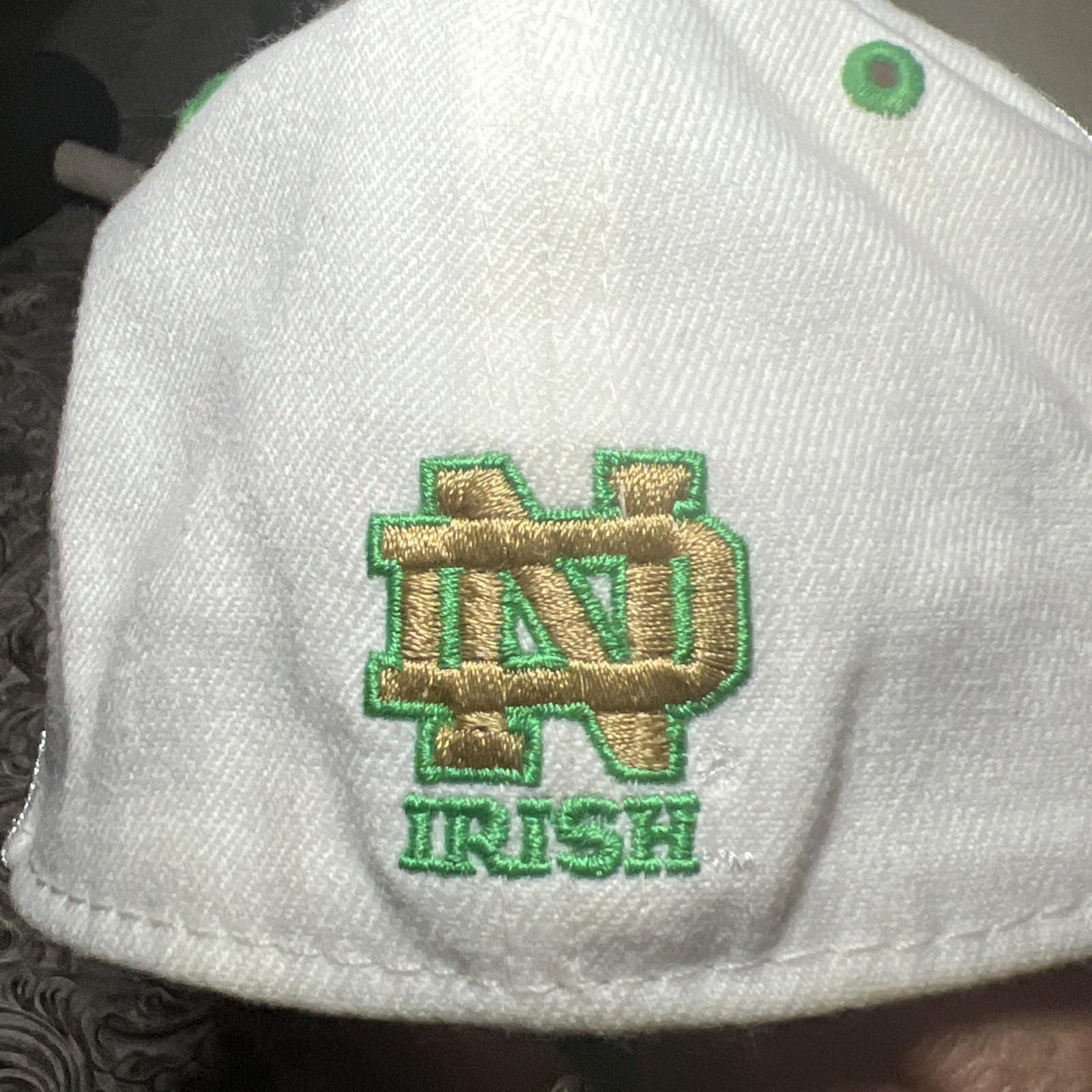 Vintage Notre Dame Fighting Irish Hat Snapback Rare Top the  display picture 1