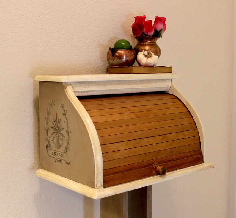 Custom Bread Box/ Storage Table Etsy