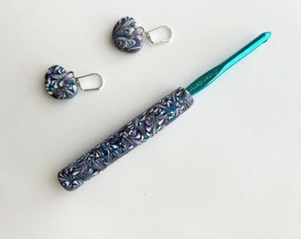 Crochet Hook, Polymer Clay, Bates H