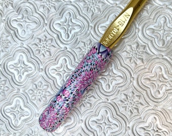 Crochet Hook, Polymer Clay, Bates Size N