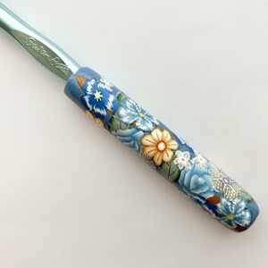 Crochet Hook, Polymer Clay, Bates Size M
