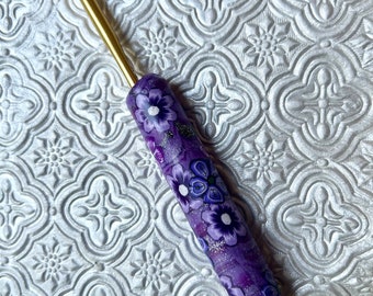 Crochet Hook, Polymer Clay, Size a H Boye