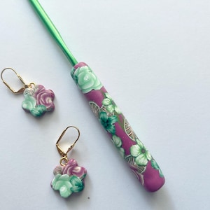 Crochet Hook, Polymer Clay, Size I Boye