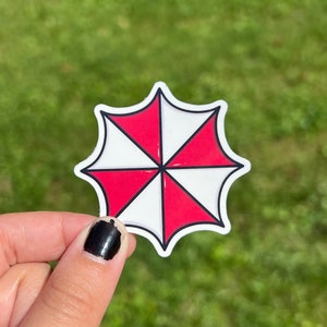 Resident Evil Inspired Umbrella Corp 2 inch Logo Sticker | High Quality | Vibrant Colors | Super Glossy | Water Resistant
