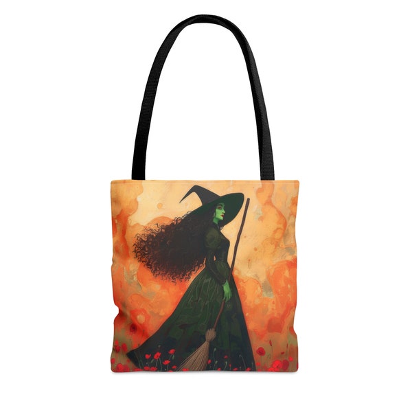 Wicked Witch of the West / Elphaba Tote Bag - Large Medium Small Faith Art Bag - Fantasy Art purse - Double Sided - Wizard of Oz Art