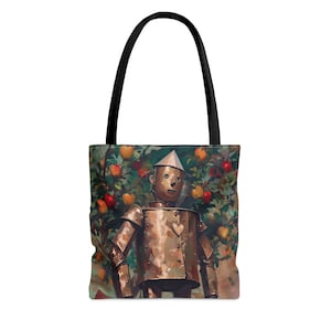 Tinman of Oz Tote Bag - Large Medium Small Faith Art Bag - Fantasy Art purse - Double Sided - Wizard of Oz Art - All Over Print