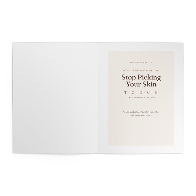 Stop Picking Your Skin — Color Workbook for Dermatillomania & BFRB, Gentle Mind-Body Method, 56-Day Habit Tracker (Printed Paperback) image 3