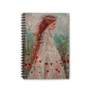 Glinda the Good Witch Spiral Journal - Fairy Tale Fantasy Art - Inspirational Notebook - Spiral Notebook - Wizard of Oz Fantasy Fairy Tale