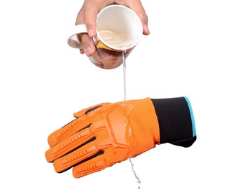 Guanti da meccanico durevoli personalizzati: guanti da lavoro personalizzati per lui - resistenti all'olio e all'acqua - idea regalo unica