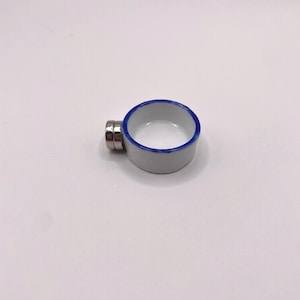 Magnetic feeding dish for jumping spiders, small size for mini mealworms