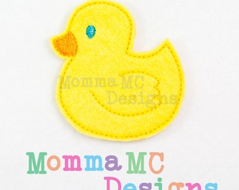 Quietscheentchen Duckie Filz Feltie Stickdatei