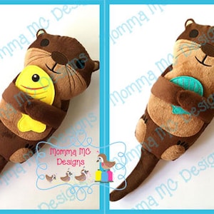 Otter Softie Machine Embroidery File