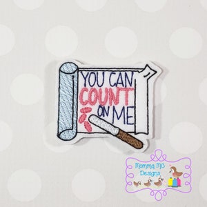 You Can Count On Me Pharmacy Pill Counting Tray Felt Feltie Machine Embroidery Design File