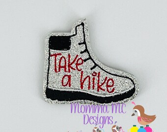 Take A Hike Wanderschuh Vinyl Filz Maschine Embroidery Design File