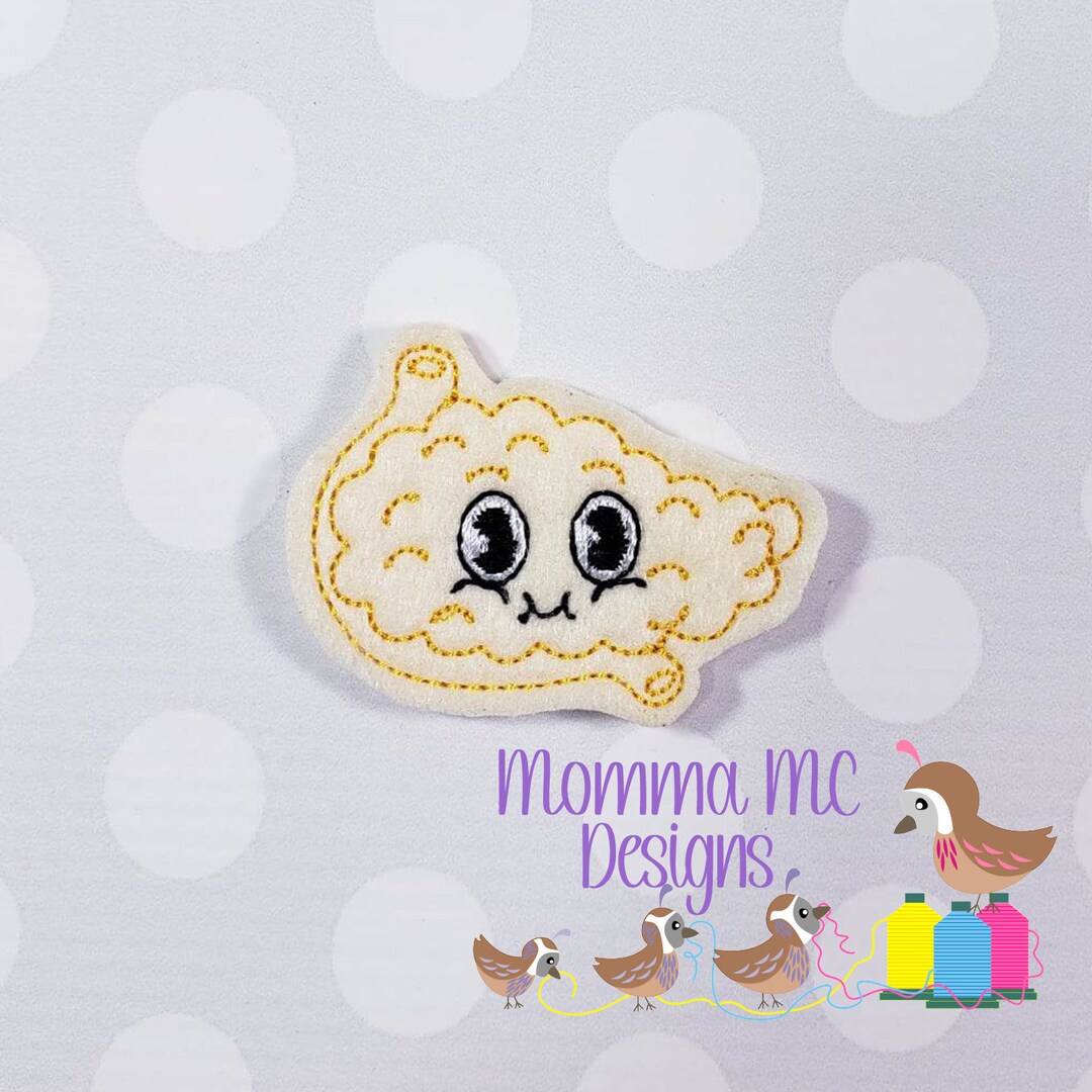 Pancreas Human Internal Organ With Retro Face Felt Feltie Machine ...