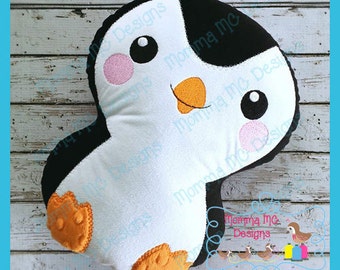 Penguin Softie Machine Embroidery File