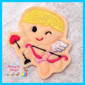 Cupid Felt Feltie Embroidery Design