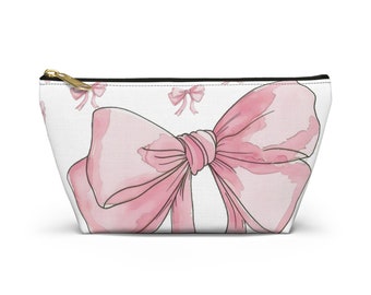 Accessoire Tasche Pinke Schleife: Kokette Clutch, kleine Abendhandtasche