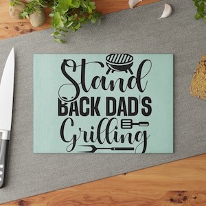 Grill Master Cutting Board, Father&#39;s Day Gift, Dad Gift, Personalized Grill Board, BBQ Enthusiast Gift