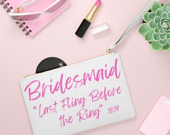 Bridesmaid gift for the bridal party Clutch Bag