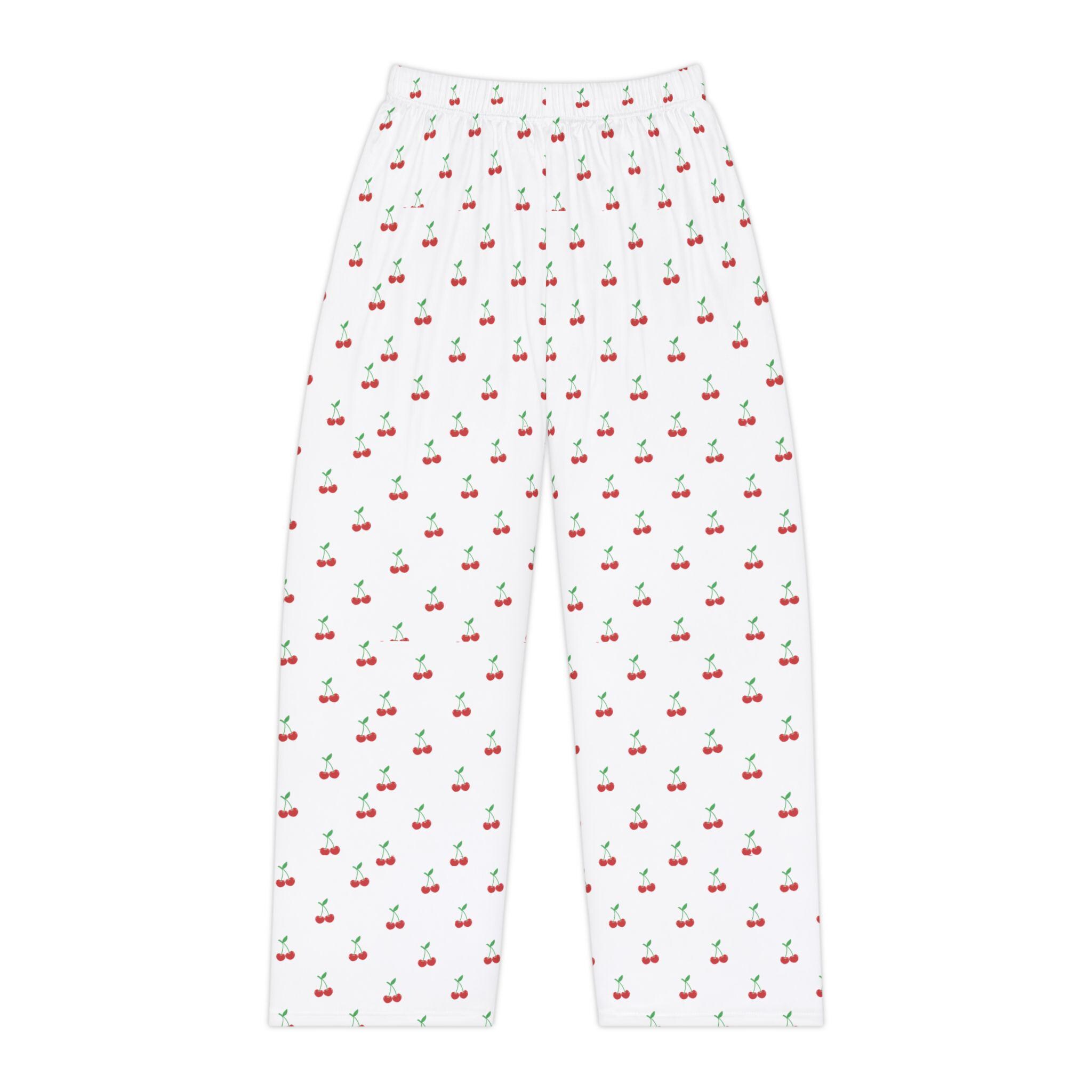 CHEERFUL CHERRIES PLUSH PANTS