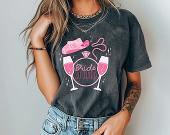 Cowgirl Bachelorette Shirt: Western Bridal Party Comfort Colors Tee