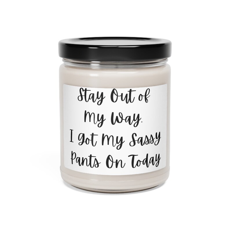 Sassy Sayings Candle, Funny Saying Candle, Witty Candle Gift, Humorous