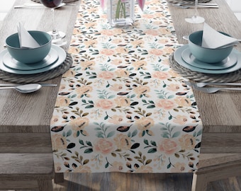 Transform your dining space into a blooming garden oasis with the Garden Flower table runner, exudes natural charm and elegance.